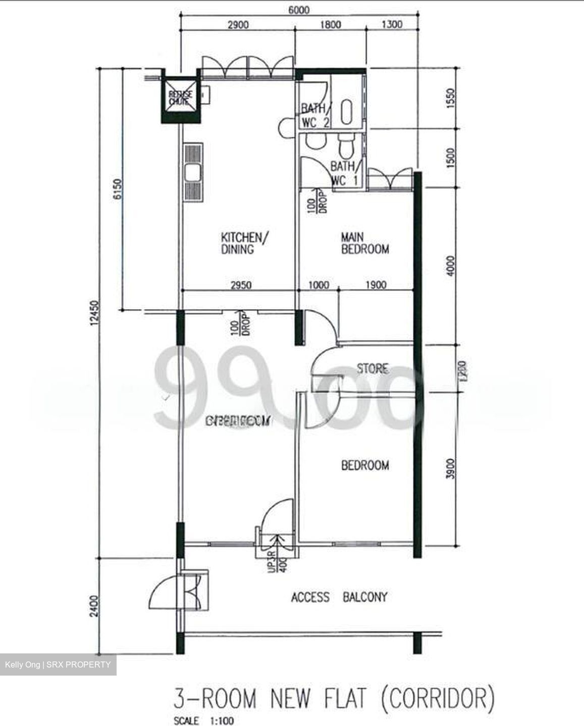 Blk 97 Geylang Bahru (Kallang/Whampoa), HDB 3 Rooms #504529681